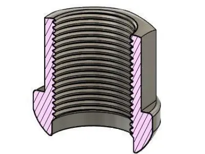 Stud Nut  Free 3D model