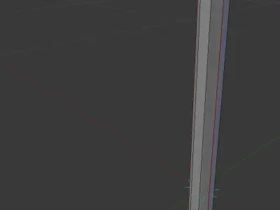 Crowbar low-poly game ready metal rod with hook Low-poly 3D model