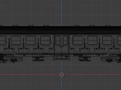 H0 1-87 scale Umbauwagen B4yg 2nd class 3D print model