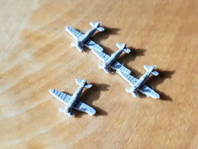 French D520 Fighter Aircraft Free 3D print model