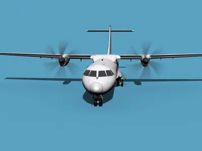 ATR  ATR-72-600 Air France 3D model