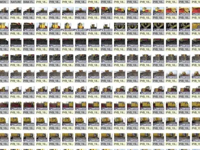 Photo Reference Pack BULLDOZER Old 3D model