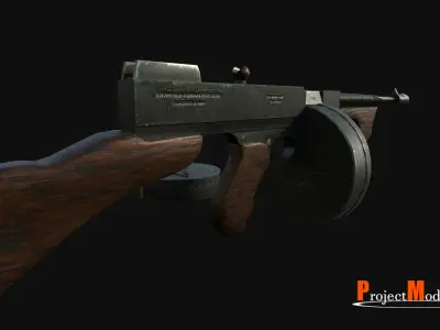 Thompson v1 LowRes Low-poly 3D model