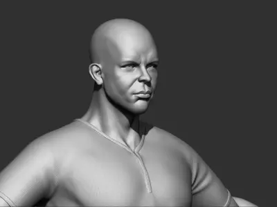 male body 3d print 3D model