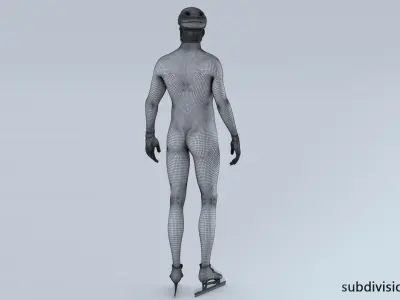  Speed Skater Short Track Animated HQ 001 Editorial License 