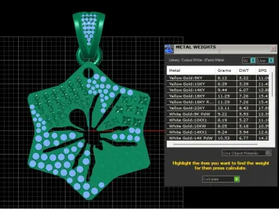 INSECT DIAMOND PENDANT 3D PRINTABLE MODEL  3D print model