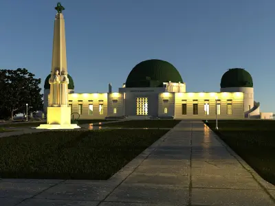 Griffith Observatory 3D model purchase