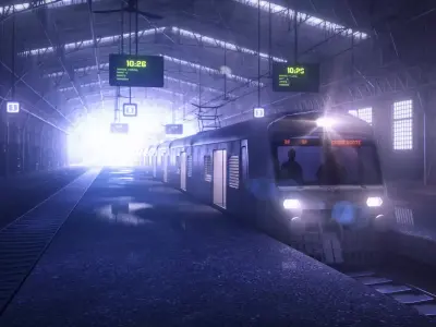 Churchgate Railway Station - Bombay 3D model
