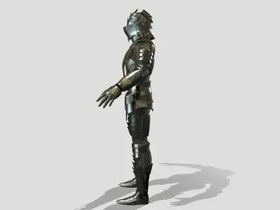 Fantasy Armor Free low-poly 3D model