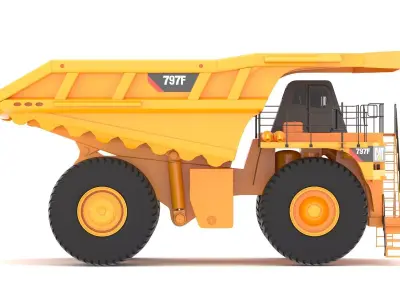 797F Mining Truck 3D model