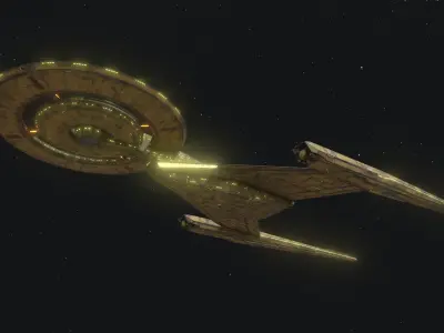 48USS Discovery 3D model
