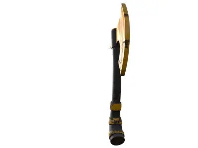  Axe old Low-poly 3D model