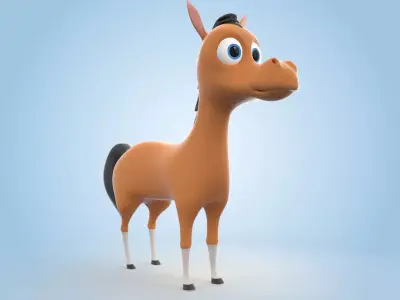 Horse 3D model