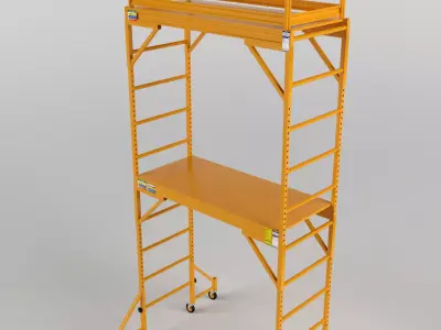 Scaffold tower 4 3D model