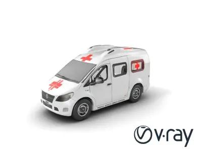 PhantomMed Evac Medical Transport model pack Low-poly 3D model
