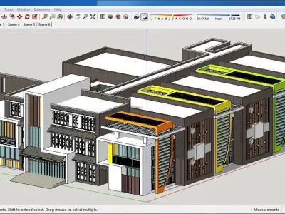 Sketchup Kindergarten A5 3D model