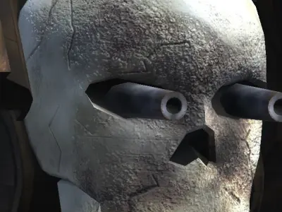 Pirate ship tank1 Low-poly 3D model