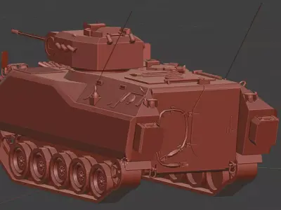ACV-300 M242 Low-poly 3D model