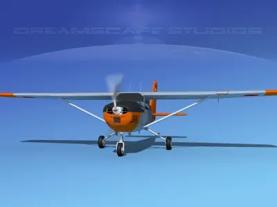 Cessna T-41 Mescalero Japanese AF 3D model