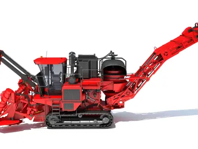 Sugar Cane Harvester 3D model