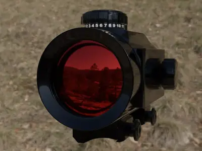 Mira Holografica RedDot 1x30 3D model