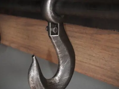 Loft hanger Low-poly 3D model