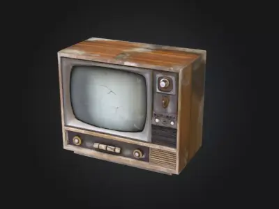 Vintage Static Low-poly 3D model