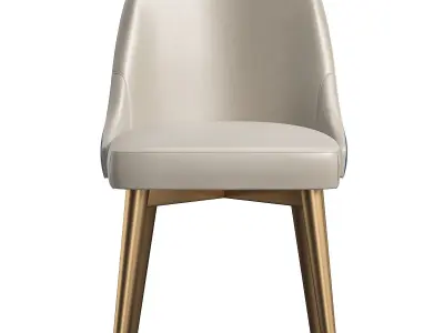 PU Leather Upholstered Dining Room Chair By Homary  3D model
