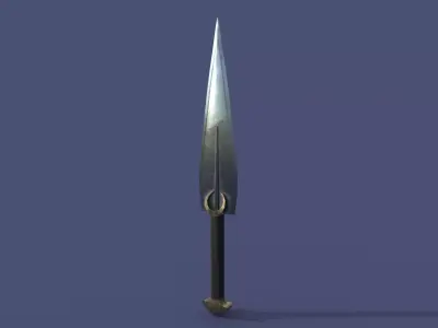 Ancient Bronze Age Inspired Dagger Free low-poly 3D model