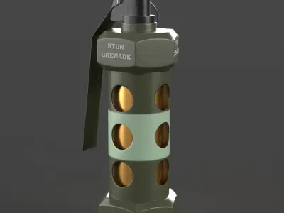 Explosives Package Low-poly 3D model