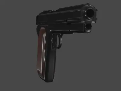 Pistol-1 pistol Free low-poly 3D model