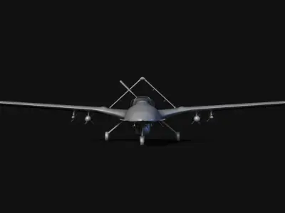 Bayraktar TB2 3D model