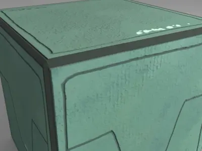 Among Us - Box  Free low-poly 3D model