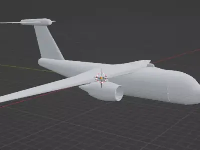 Fictional Jetliner Do-228JET Inspired series 3D model