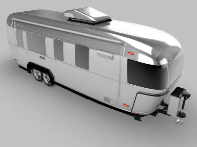 Airstream-Camper airstream trailer 3D model