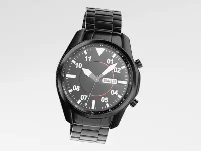 Samsung  watch High quality Low-poly 3D model