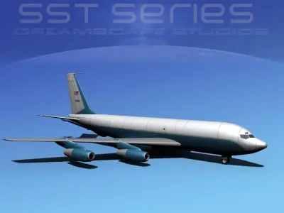 Boeing KC-135E Stratotanker LPSS V09 3D model