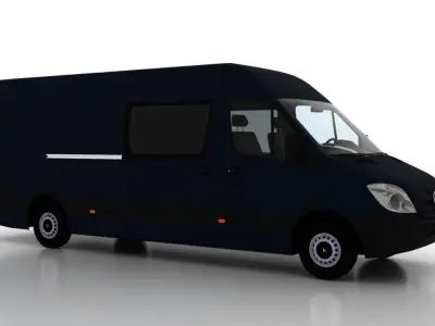 Mercedes Benz Sprinter L3H2 2009 Crew Van EU 3D model