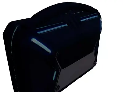 Futuristic Portable Gaming Speaker 3D model