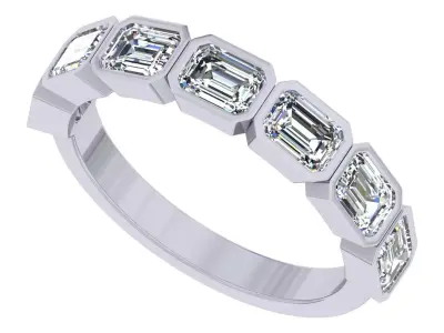 Emd Stone Bezel Set Band 3D print model