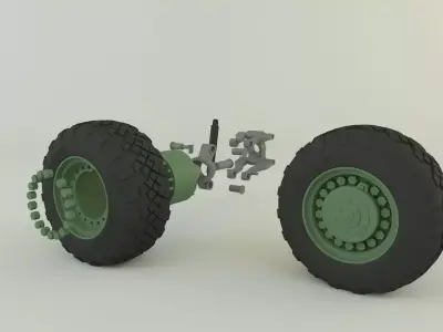 Russian Defense wheel 3D model
