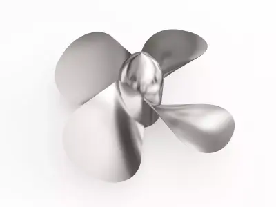 Marine propeller 05 3D model
