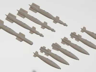 MK-82 BASED BOMBS 1-72 SCALE MODEL 3D print model