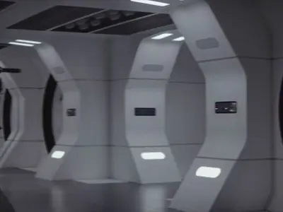 The Mandalorian - Rebel Prison Ship 3 - Crossing 1-12 scale 3D print model