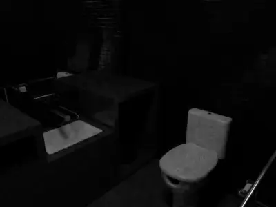 Restaurant - The Black Bar Low-poly 3D model