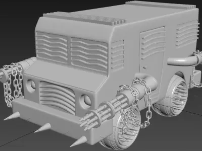 DARKTOOTH TWISTED METAL 3D model