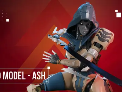 Ash 3D Model 3D model