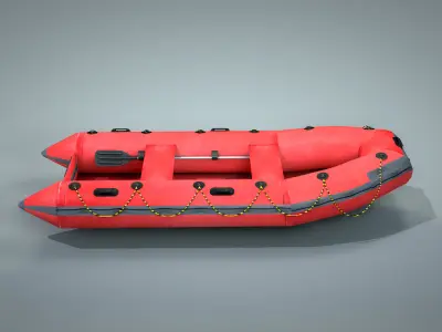 Lifeboat Inflate 3D model
