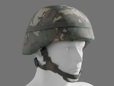 Military Combat Helmet PASGT Low-poly 3D model