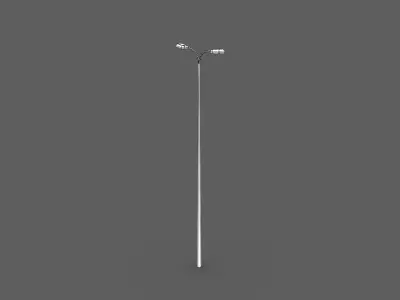 Street Lamps Set Free low-poly 3D model